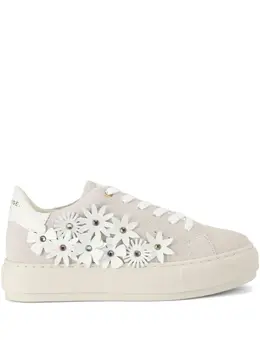 Kurt Geiger London: Белые кроссовки 