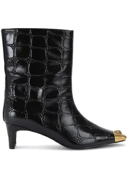 Kurt Geiger London: Чёрные ботинки 
