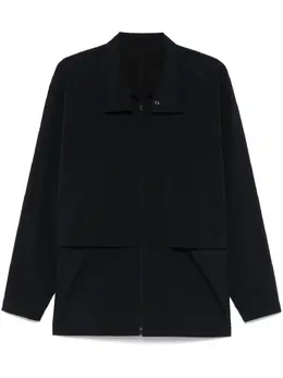 Homme Plissé Issey Miyake: Чёрная рубашка 