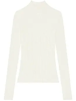 Courrèges: Светлый свитер 
