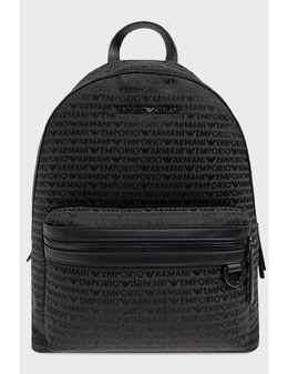 EMPORIO ARMANI: Чёрный рюкзак 