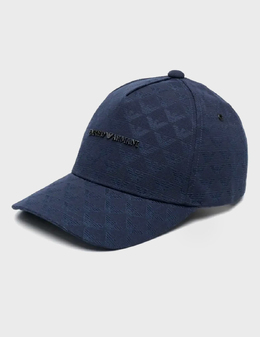 EMPORIO ARMANI: Сині кепки 