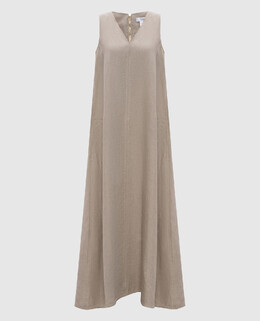 Max Mara: Бежевое платье 