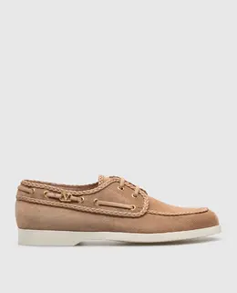 Valentino: Бежеві мокасини 