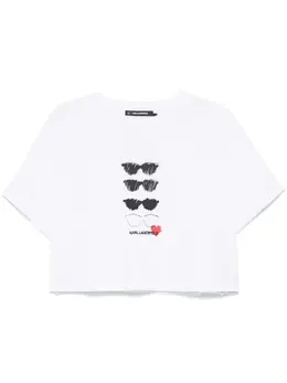 Karl Lagerfeld: Белые очки 