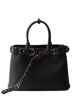 Prada: Чёрная сумка-шоппер 