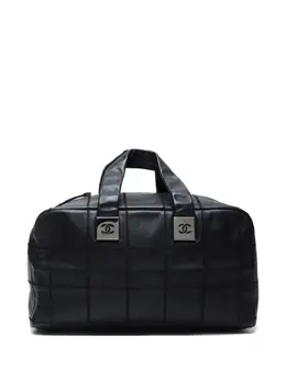 CHANEL Pre-Owned: Чёрная сумка-шоппер 