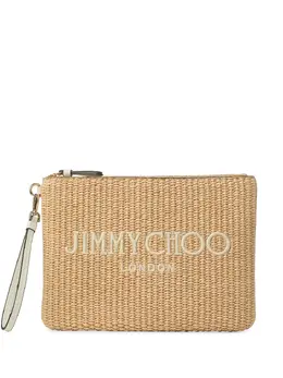 Jimmy Choo: Коричневый клатч 