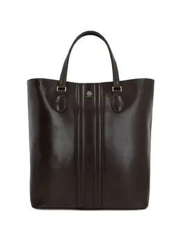 Bally: Коричневая сумка-шоппер 