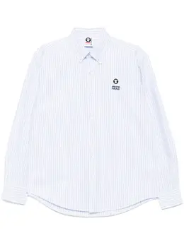 AAPE BY *A BATHING APE®: Голубая рубашка 