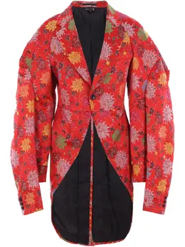 Comme Des Garçons: Жакет с растительным принтом 