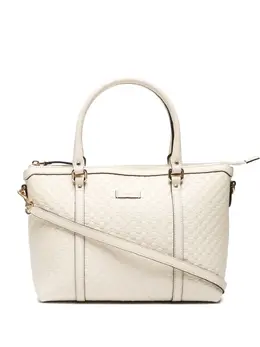 Gucci Pre-Owned: Светлая сумка-шоппер 
