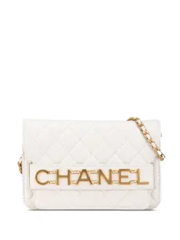 CHANEL Pre-Owned: Белый кошелёк 