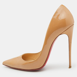 Christian Louboutin: Бежевые туфли  So Kate