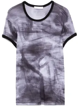 Helmut Lang: Футболка с принтом 