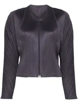 Pleats Please Issey Miyake: Голубая куртка 