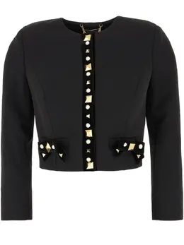 Elisabetta Franchi: Чёрная куртка 