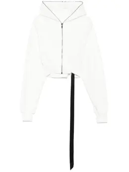 Rick Owens DRKSHDW: Белая толстовка 