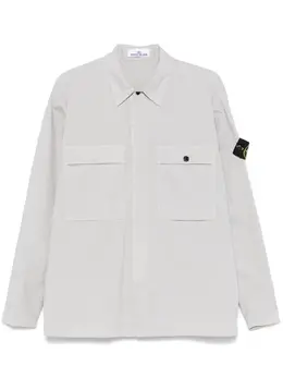 Stone Island: Светлая рубашка  Compass