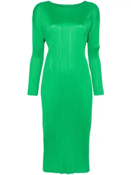 Pleats Please Issey Miyake: Платье миди 