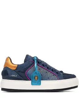 Kurt Geiger London: Синие кроссовки 