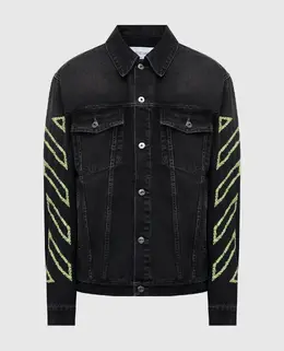 Off-White: Чорні куртки  Arrow