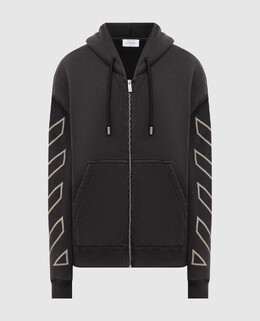 Off-White: Сірі куртки  Arrow