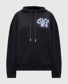Off-White: Серая толстовка 