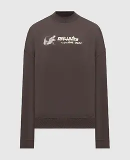 Off-White: Сірі світшоти 
