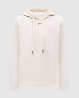 Off-White: Бежевая толстовка  Arrow