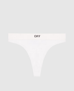 Off-White: Белые трусы 