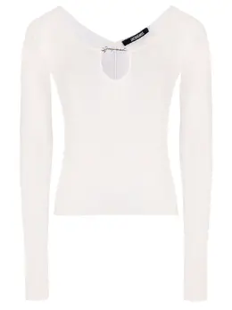 JACQUEMUS: Топ из вискозы 