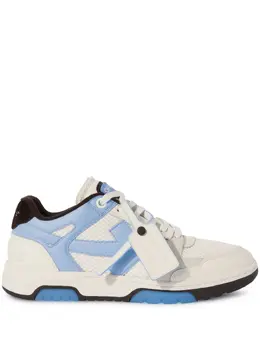 Off-White: Голубые кроссовки  Out of Office