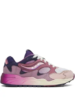 Saucony: Фиолетовые кроссовки  Shadow