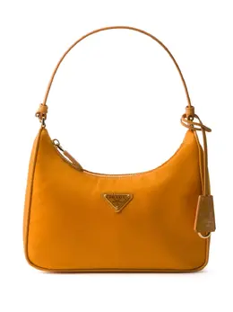 Prada: Оранжевая сумка 
