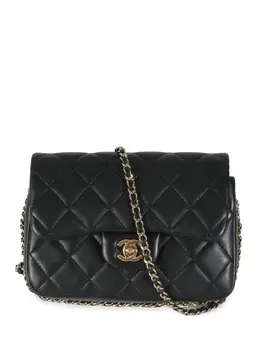 CHANEL Pre-Owned: Чёрная сумка 