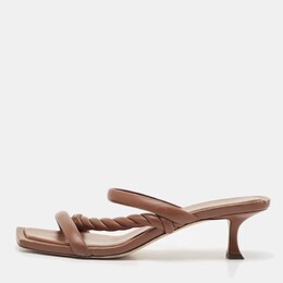 Jimmy Choo: Коричневые сандалии 