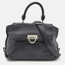 Salvatore Ferragamo: Чёрная сумка на руку 