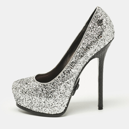 Philipp Plein: Серебристые туфли 