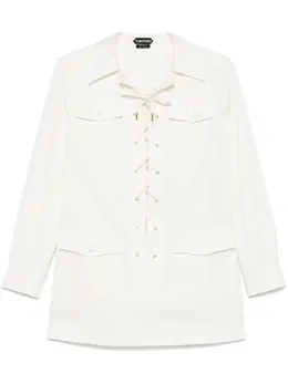 TOM FORD: Белое платье 
