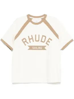 RHUDE: Светлая футболка 