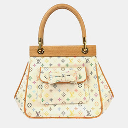 Louis Vuitton: Белая сумка на руку 