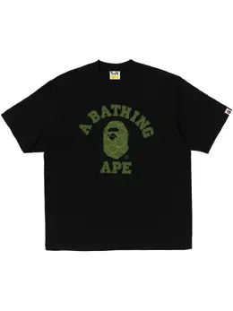 A BATHING APE®: Хлопковая футболка 
