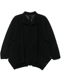 Homme Plissé Issey Miyake: Чёрная куртка 