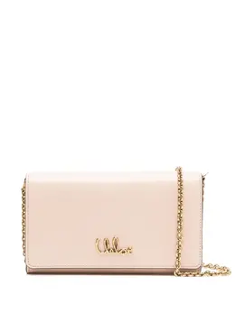 Chloé: Розовая сумка через плечо 