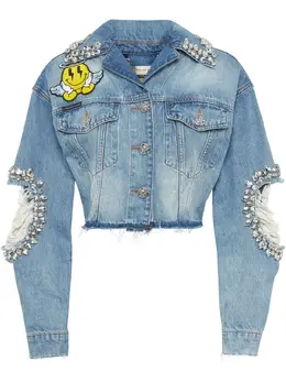 Philipp Plein: Джинсовая куртка  Smile