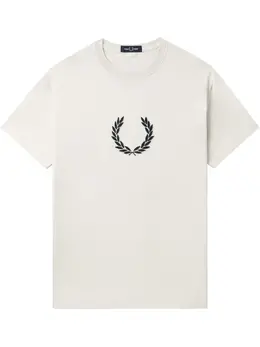 Fred Perry: Светлая футболка  Laurel Wreath