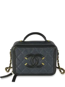 CHANEL Pre-Owned: Синяя сумка 