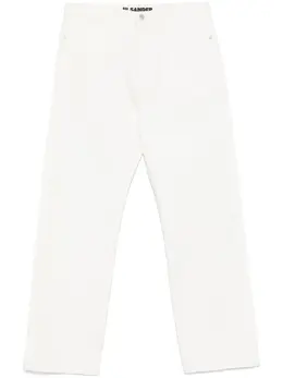 Jil Sander: Прямые джинсы 