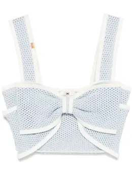 Elisabetta Franchi: Топ с бантом 